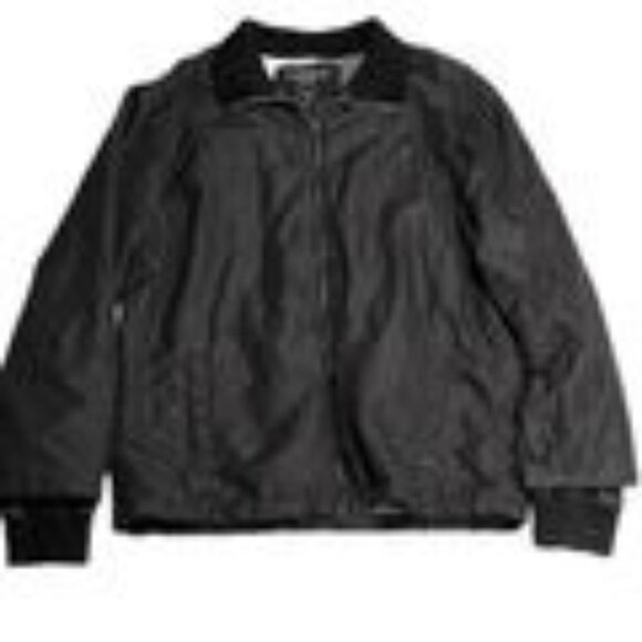 Quiksilver Mens Black Soft Shell Jacket Size Large With Zipper Closure & Soft Fl - Picture 12 of 12